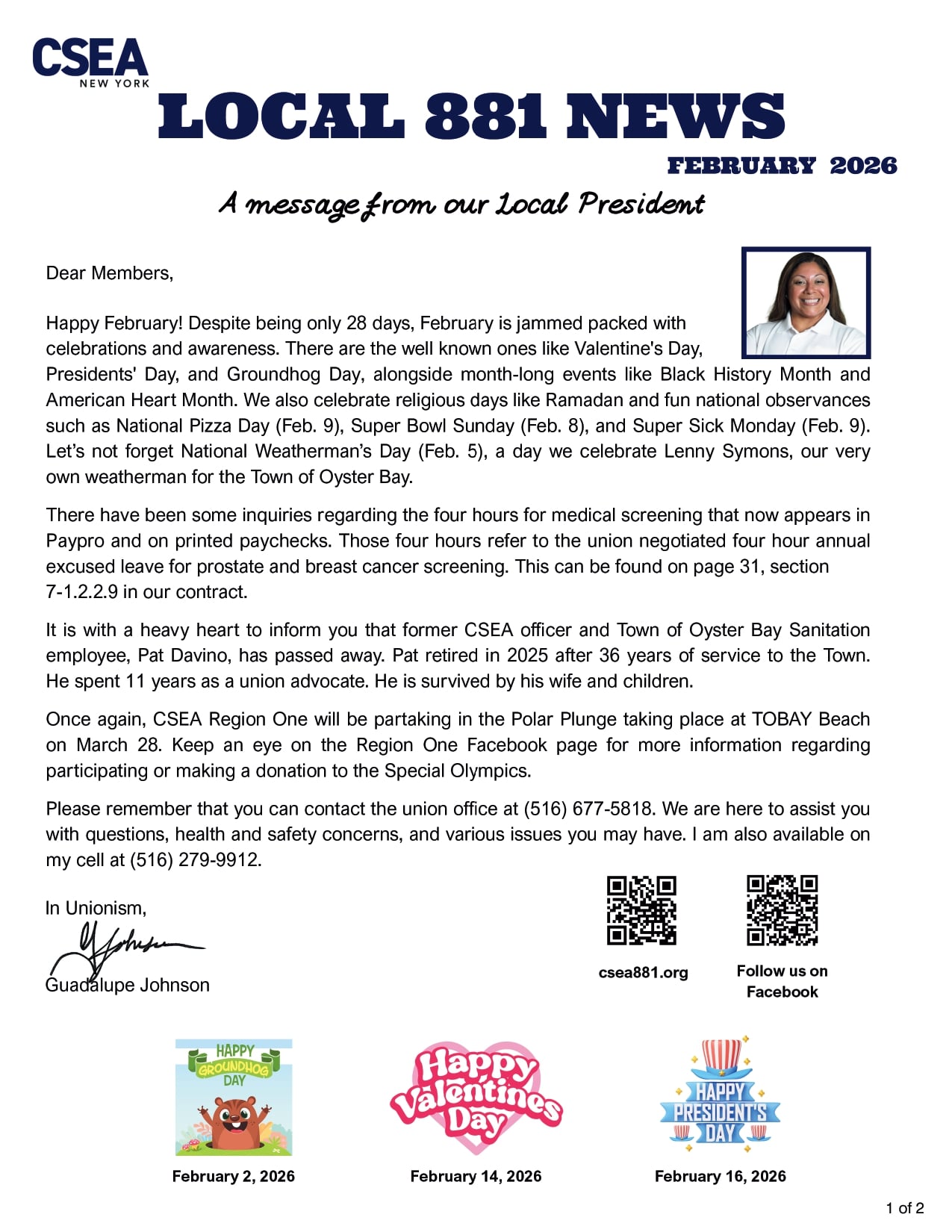 May 2026 Newsletter